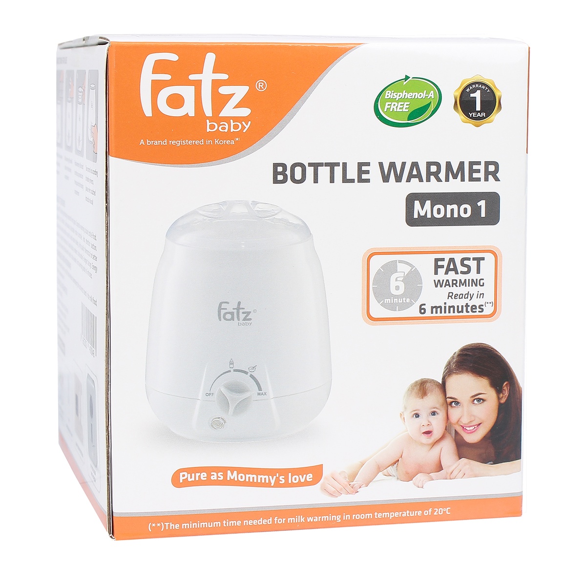 Máy hâm sữa 3 chức năng Fatzbaby FB3003SL - hình 7