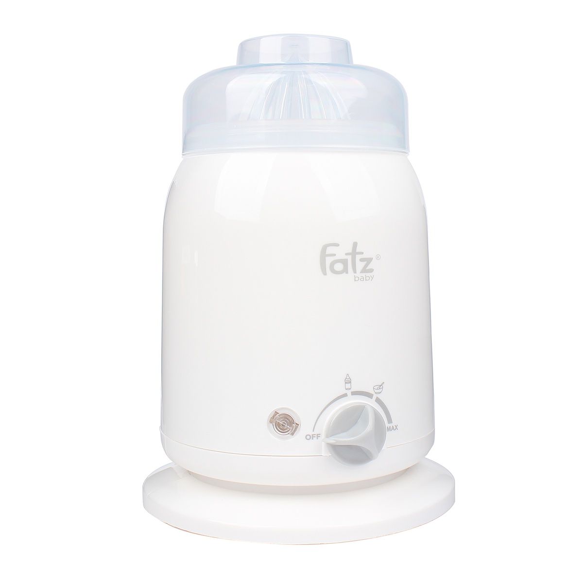 Máy hâm sữa và thức ăn 4in1 Fatzbaby màu trắng - mặt trái