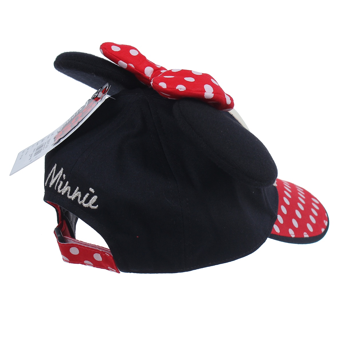 Mũ lưỡi trai bé gái đính hình chuột Mickey MC242 - mặt trái
