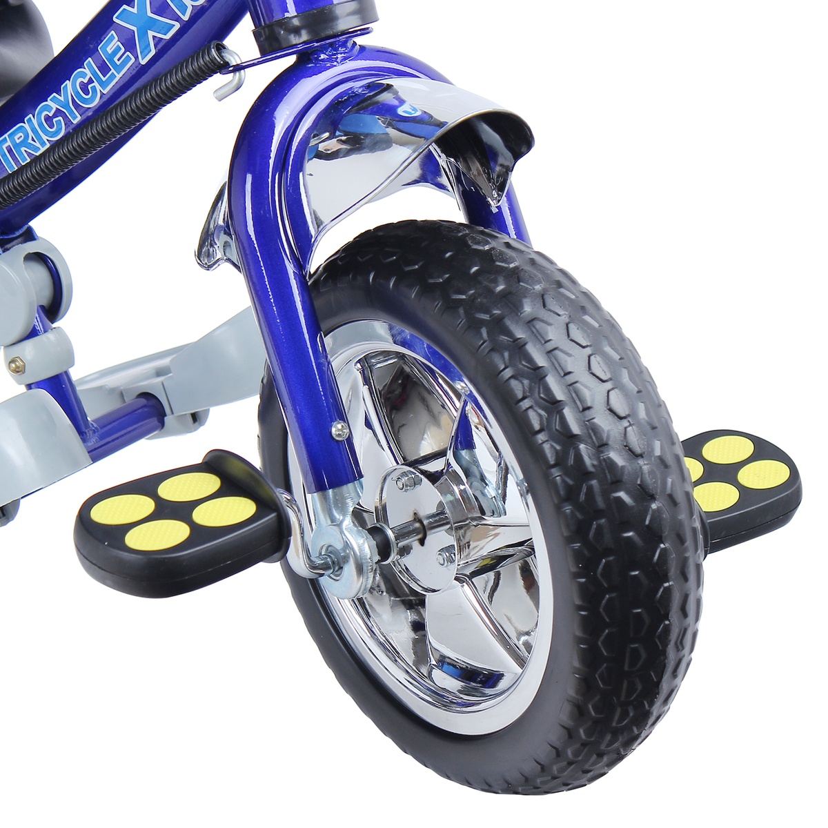 Xe đạp 3 bánh Baby Tricycle Flamingo X13 màu xanh - góc nghiêng