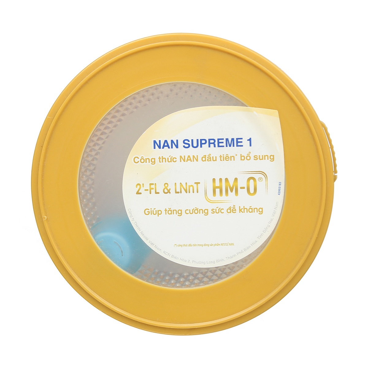 Sữa Nan Supreme Thụy Sỹ (công thức bổ sung 2-HMO) số 1 800g - mặt sau