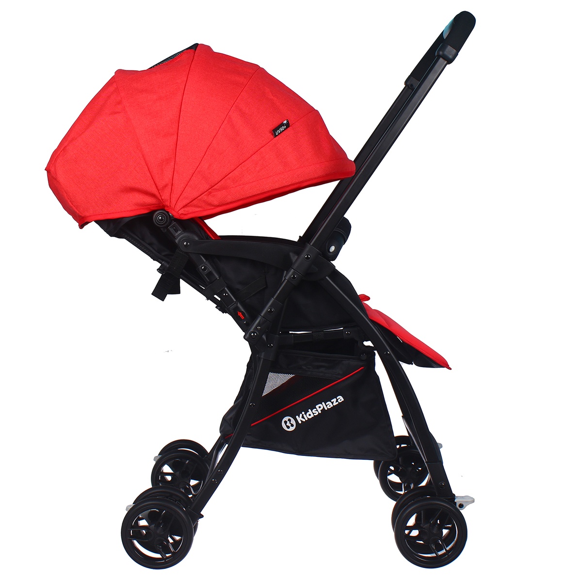 Xe đẩy cho bé KidsPlaza Compact 319 Linen Premium (Đỏ) - mặt phải