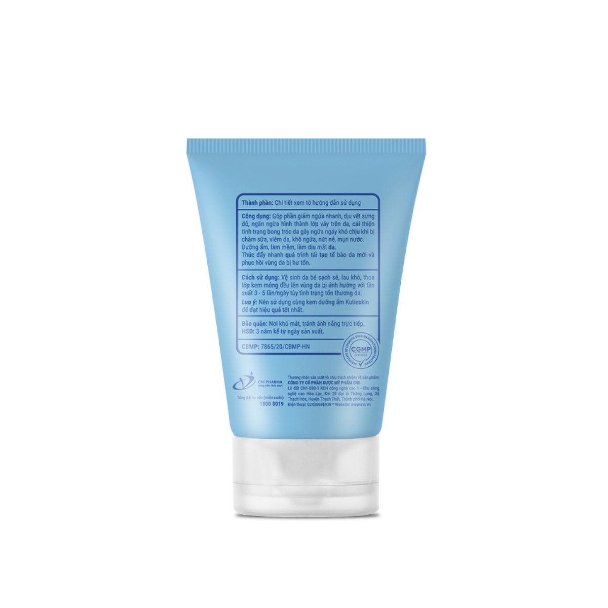 Kem bôi chàm sữa cho bé Kutieskin 30g - mặt phải
