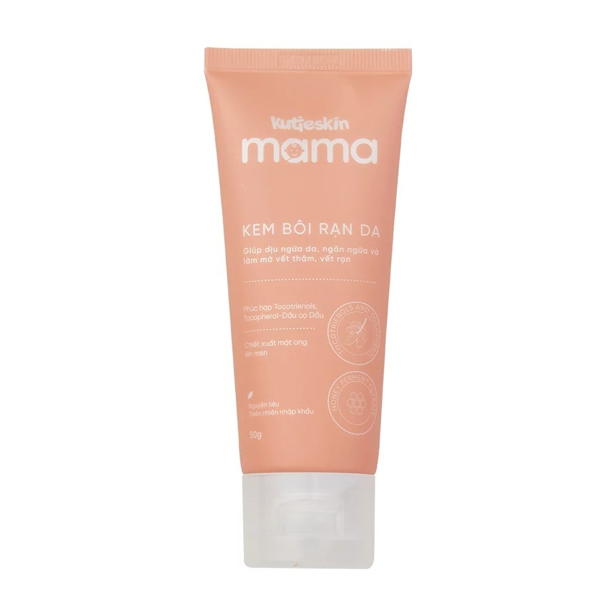 Kem bôi rạn da Kutieskin Mama 50g - mặt trái