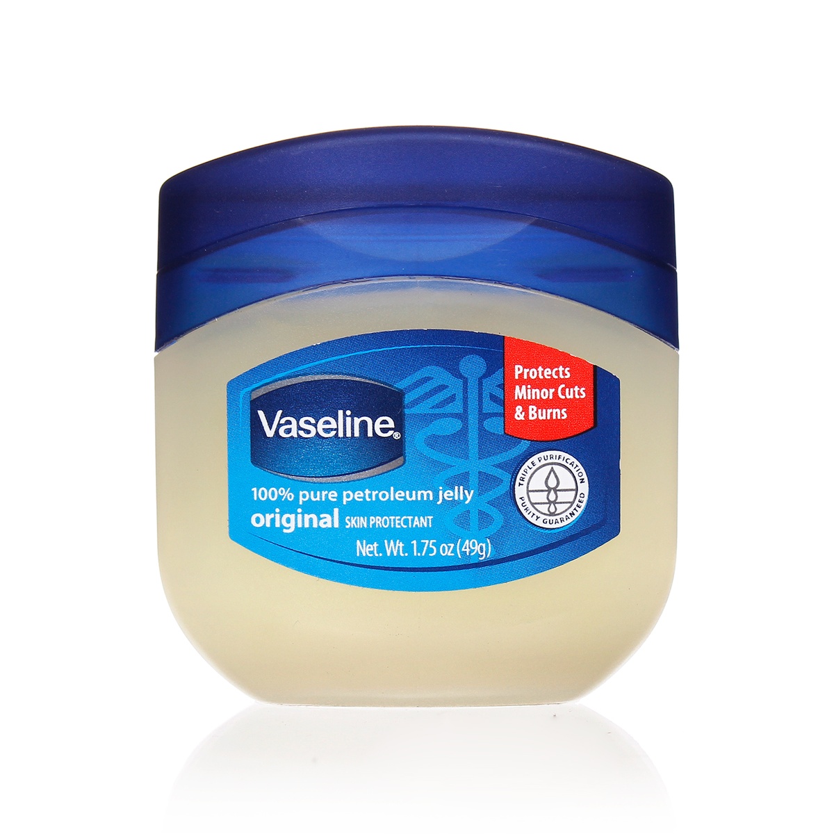 Kem nẻ Vaseline 49g - mặt sau