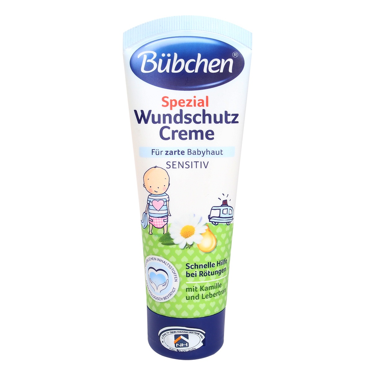 Kem đặc trị hăm Bubchen 75ml  - mặt phải