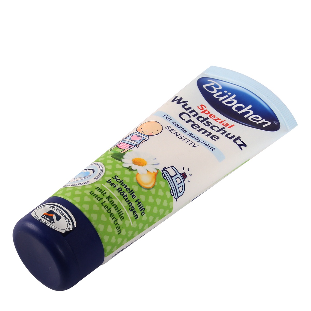 Kem đặc trị hăm Bubchen 75ml  - mặt sau