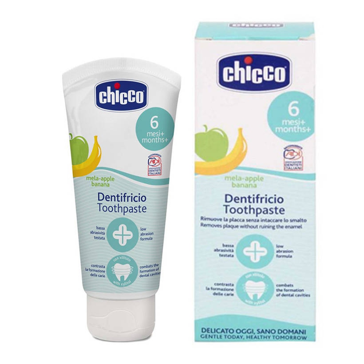 Kem đánh răng Chicco du lịch 50ml (khuyến mại) - mặt trái