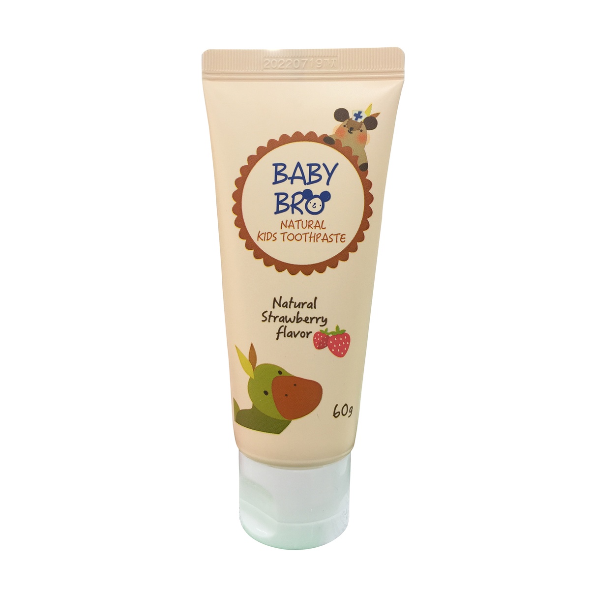 Kem đánh răng hương dâu Baby Bro  - mặt trái