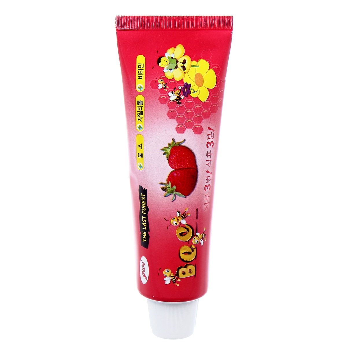 Kem đánh răng Hàn Quốc Bee hương dâu 90g cho bé trên 2 tuổi - mặt trái