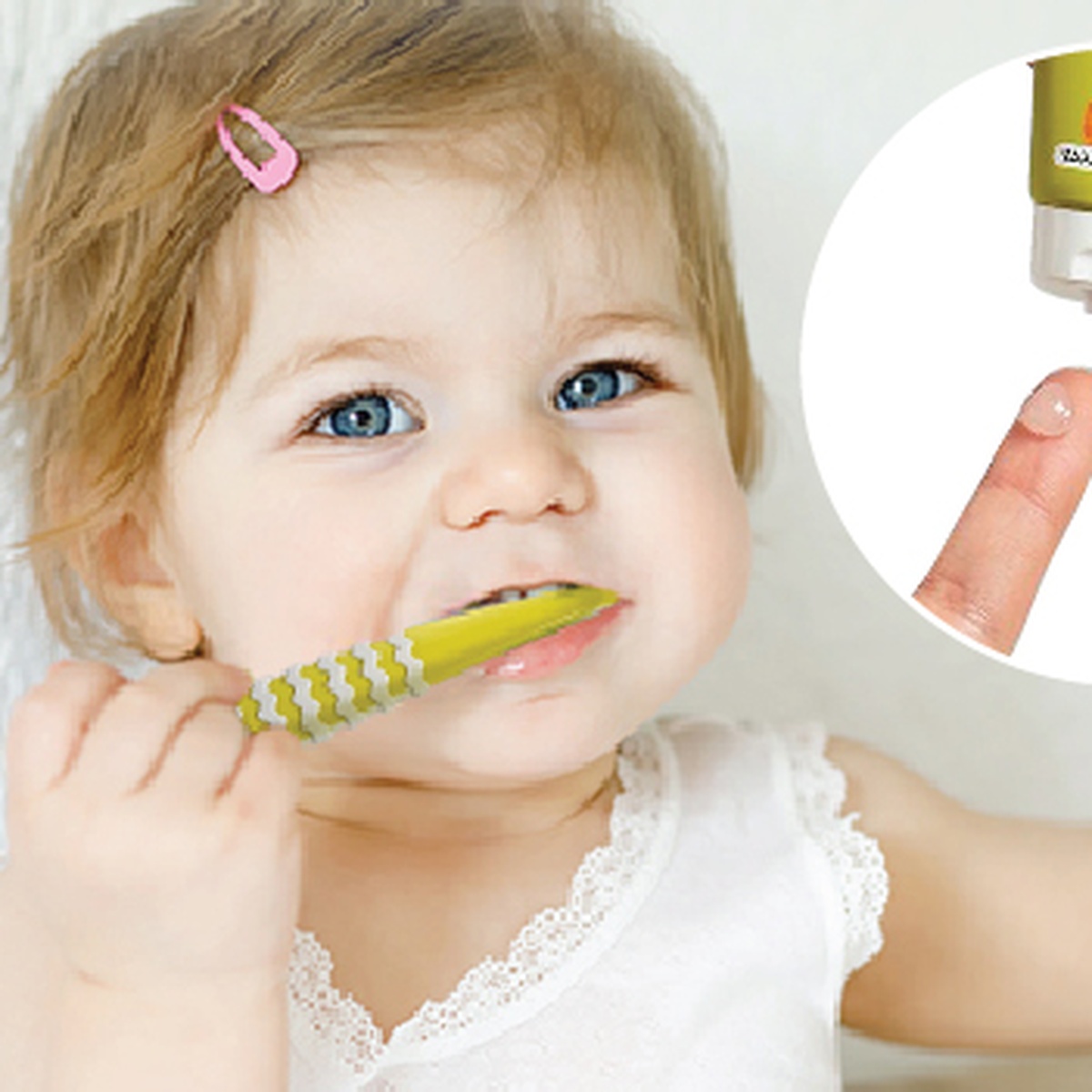 Kem đánh răng K-Mom it Flouride 50g cho bé (2-12Y)  - mặt sau