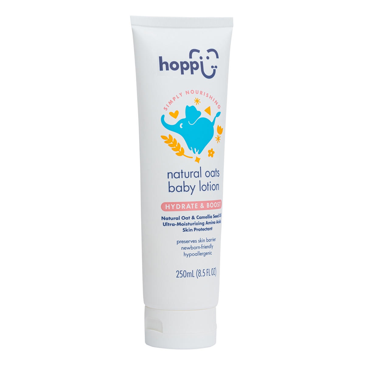 Kem dưỡng ẩm Hoppi yến mạch 250ml - mặt trái