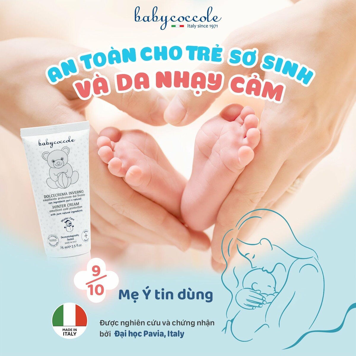 Kem nẻ và giữ ấm mùa đông Babycoccole 75g 0M+ - hình 7