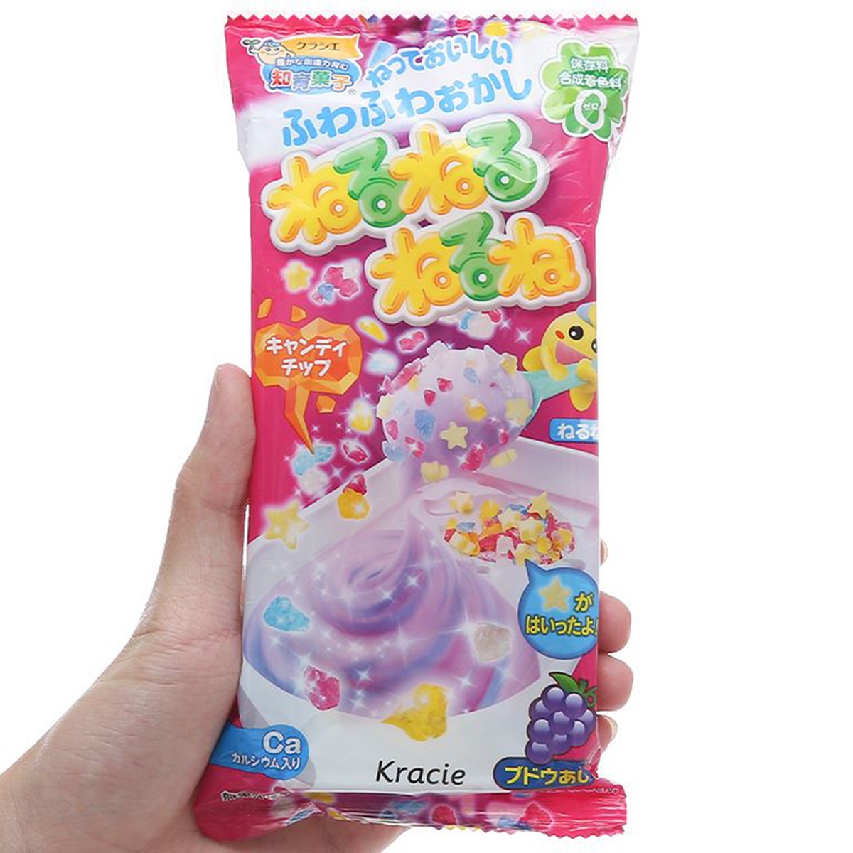 Kẹo giáo dục Kracie vị nho 23.5g - góc nghiêng