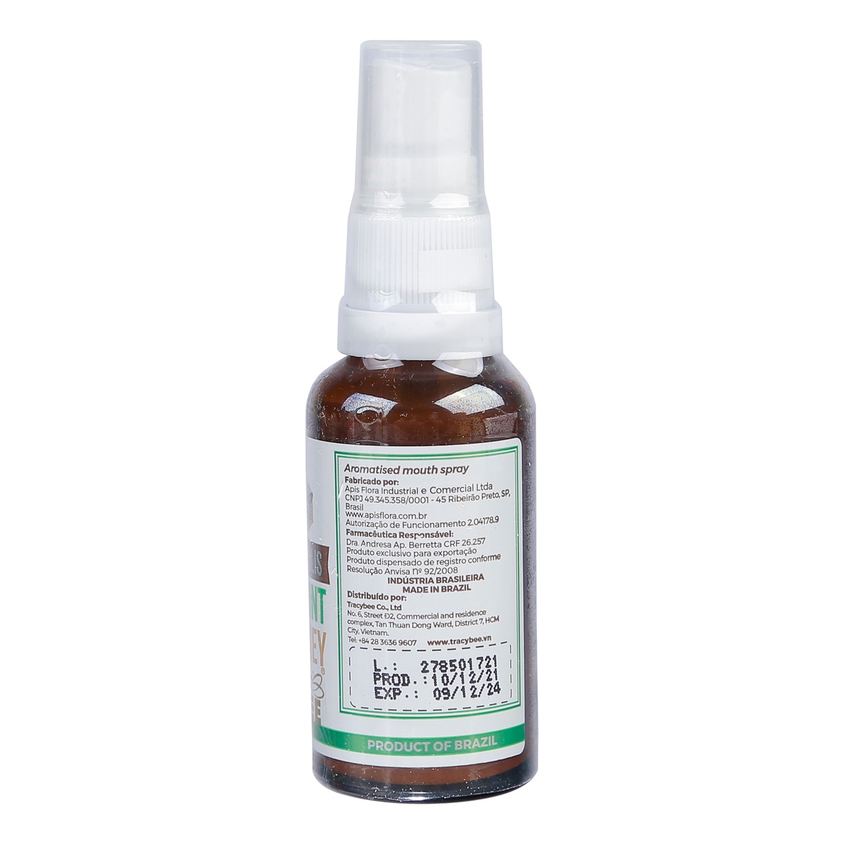 Keo ong Tracybee vị bạc hà trị viêm họng 30ml - hình 8