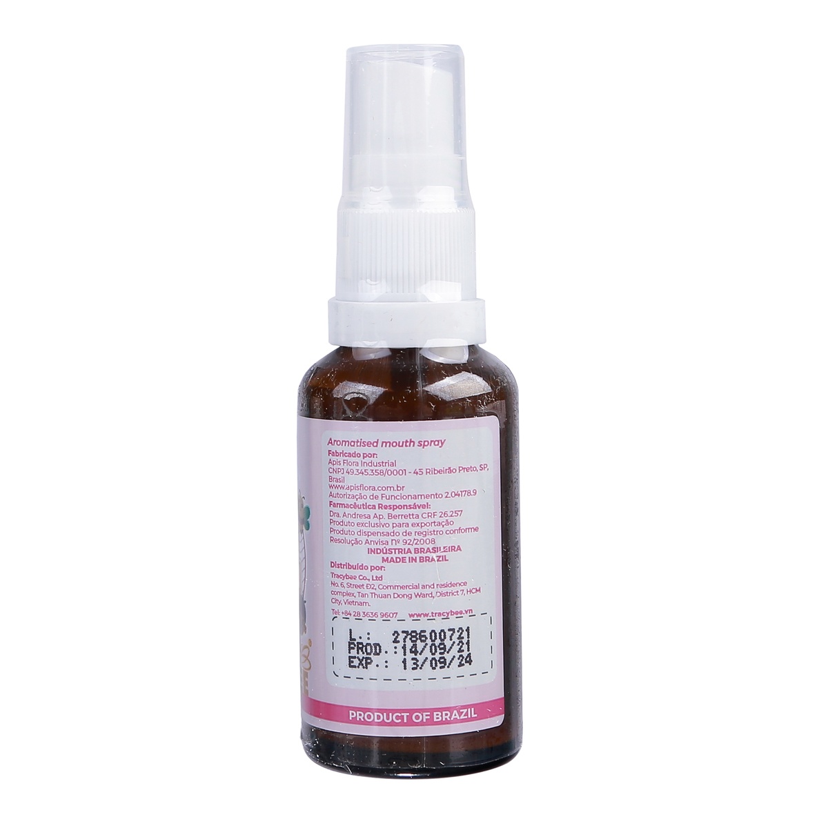 Keo ong Tracybee vị trái cây trị viêm họng 30ml - hình 6