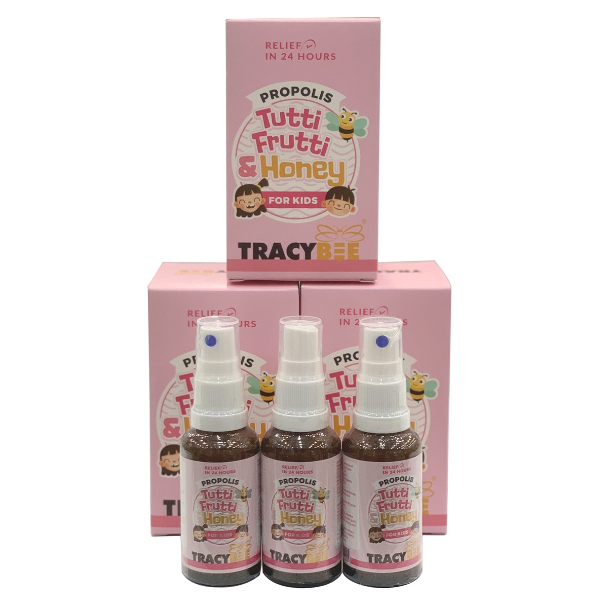 Keo ong Tracybee vị trái cây trị viêm họng 30ml - hình 8
