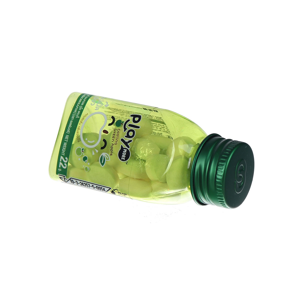 Kẹo the Playmore vị táo xanh hũ 22g cho bé 5Y+ - mặt phải