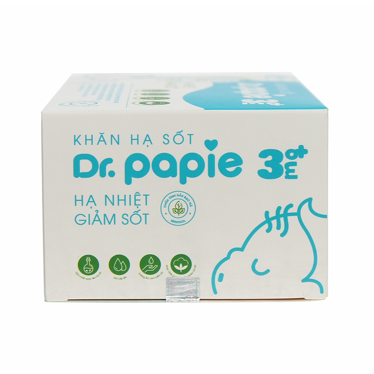 Khăn hạ sốt Dr Papie 3M+  - hình 8