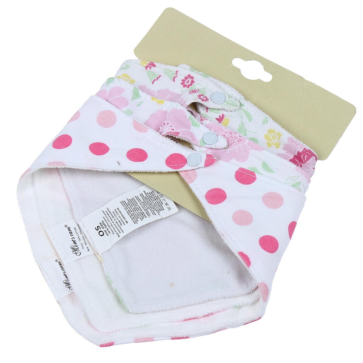 Khăn tam giác Mon's care set3 - mặt trái