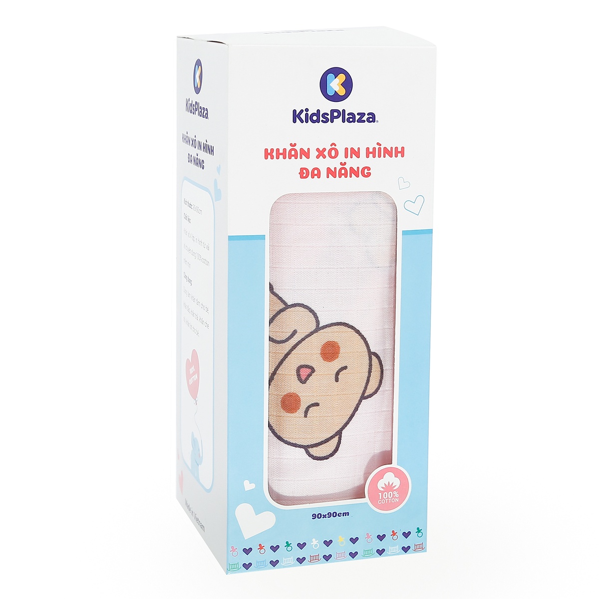 Khăn tắm xô KidsPlaza in hình 4 Lớp TM20 (90x90) - hình 6