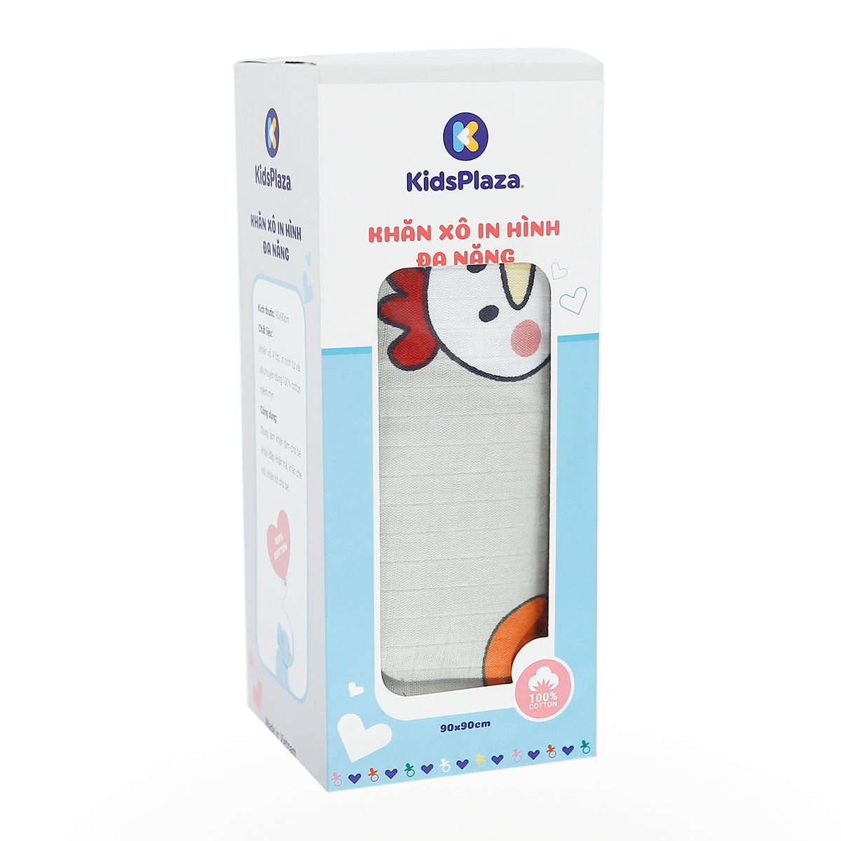 Khăn tắm xô KidsPlaza in hình 4 Lớp TM20 (90x90) - hình 8