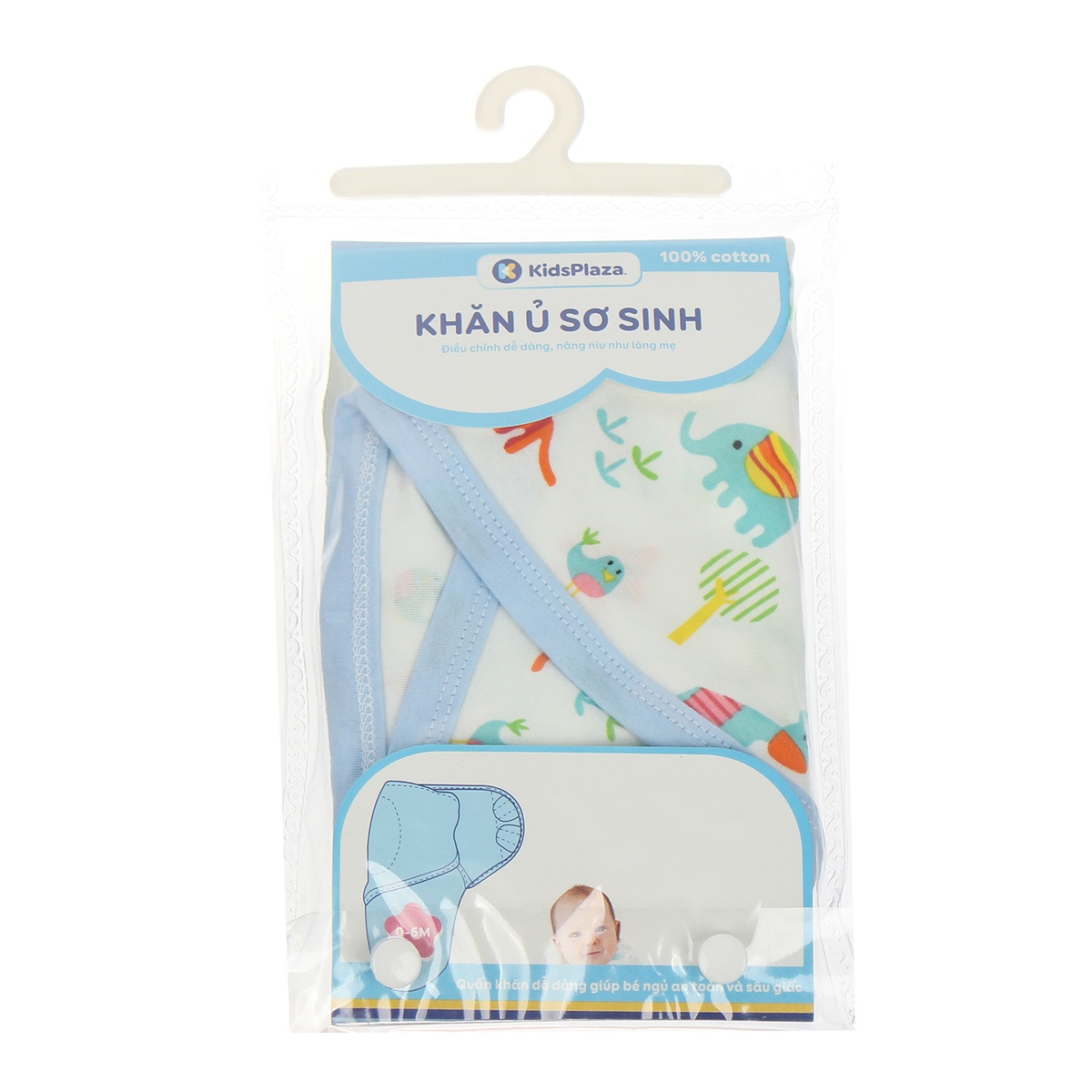 Chăn ủ nhộng sơ sinh KIDSPLAZA TM19 - hình 6