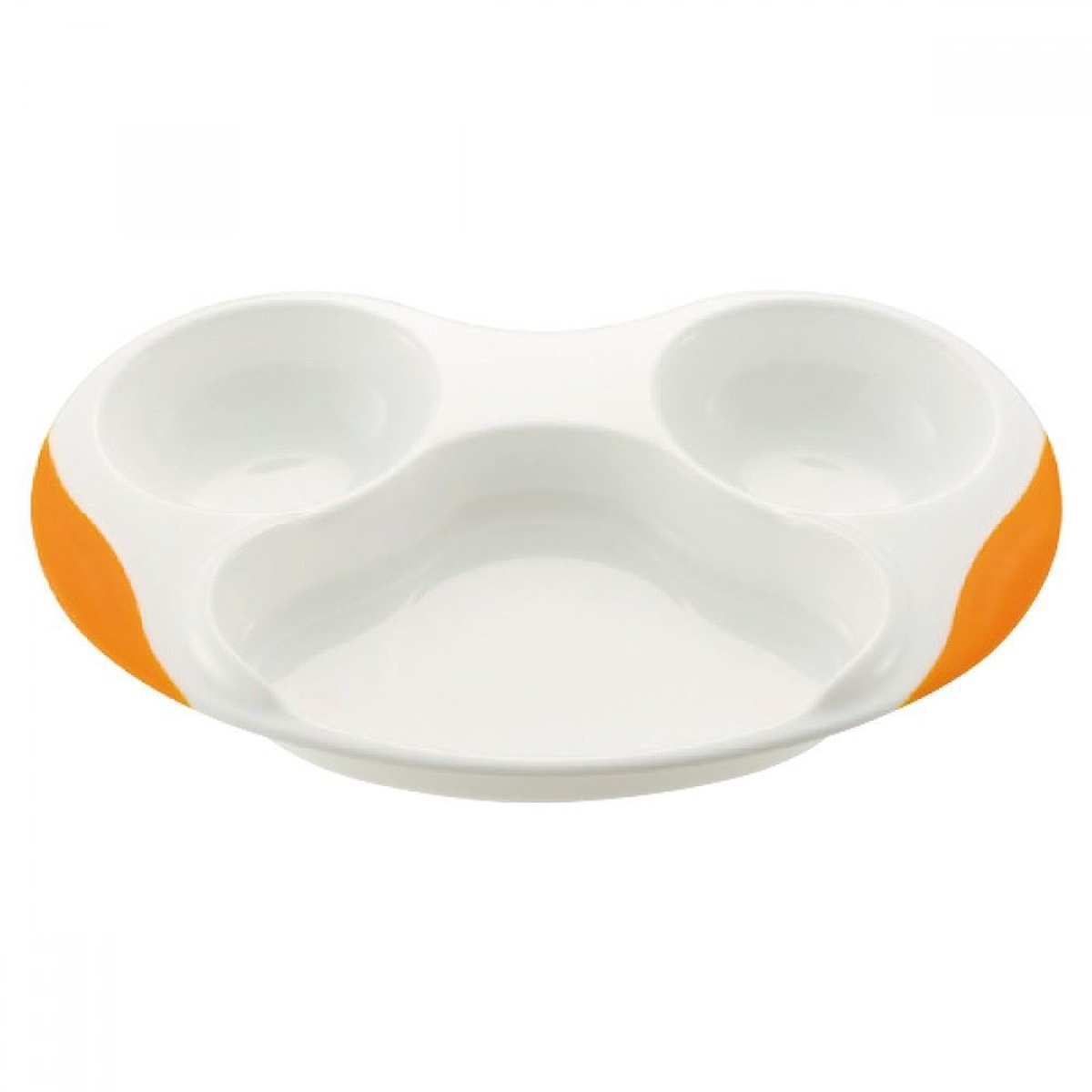 Khay ăn 3 ngăn Richell RC21051 - mặt trái