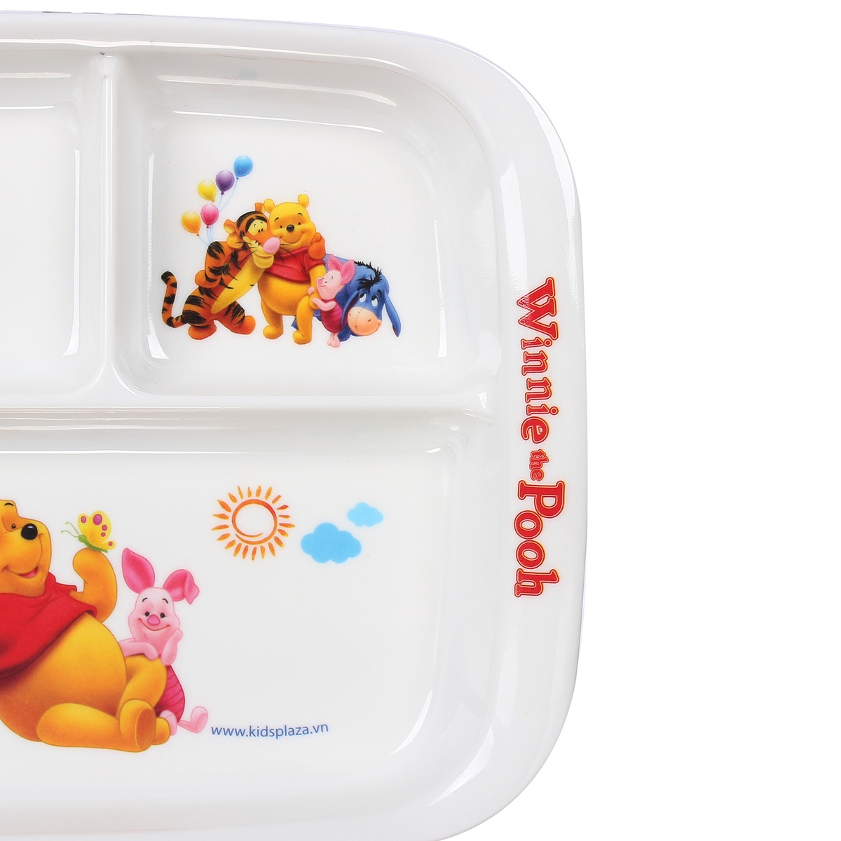 Khay ăn cho bé 3 ngăn Kiza - Pooh BT03 - hình 7