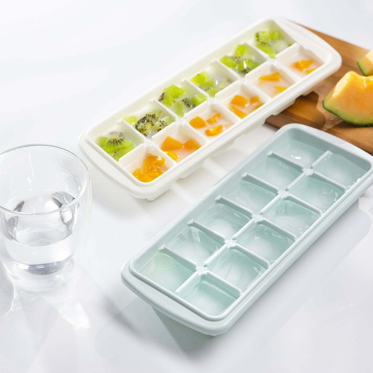 Khay làm đá Kari Inochi có nắp 12 viên (Dạng viên) - hình 8