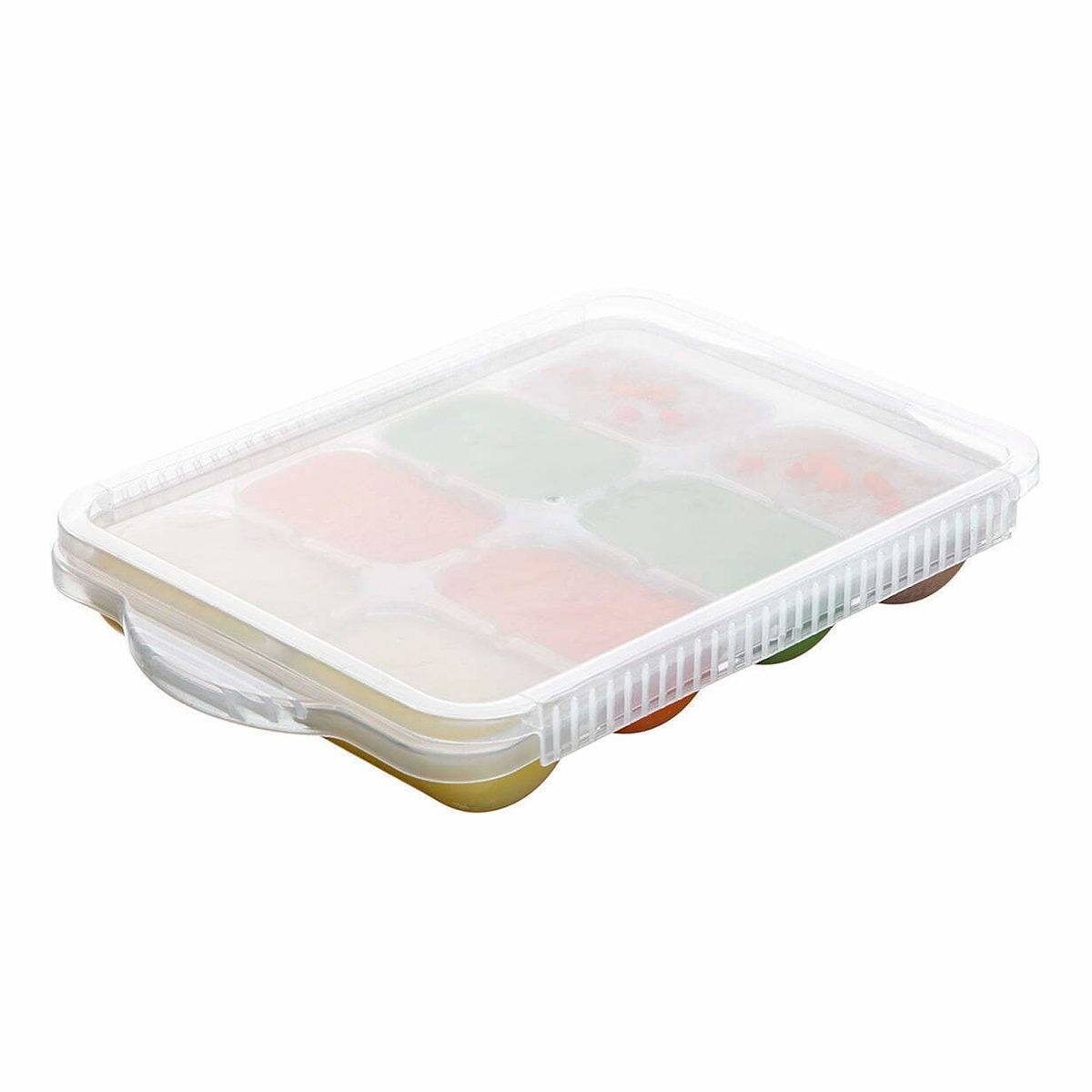 Khay trữ đồ ăn dặm Amori Inochi - mặt trái