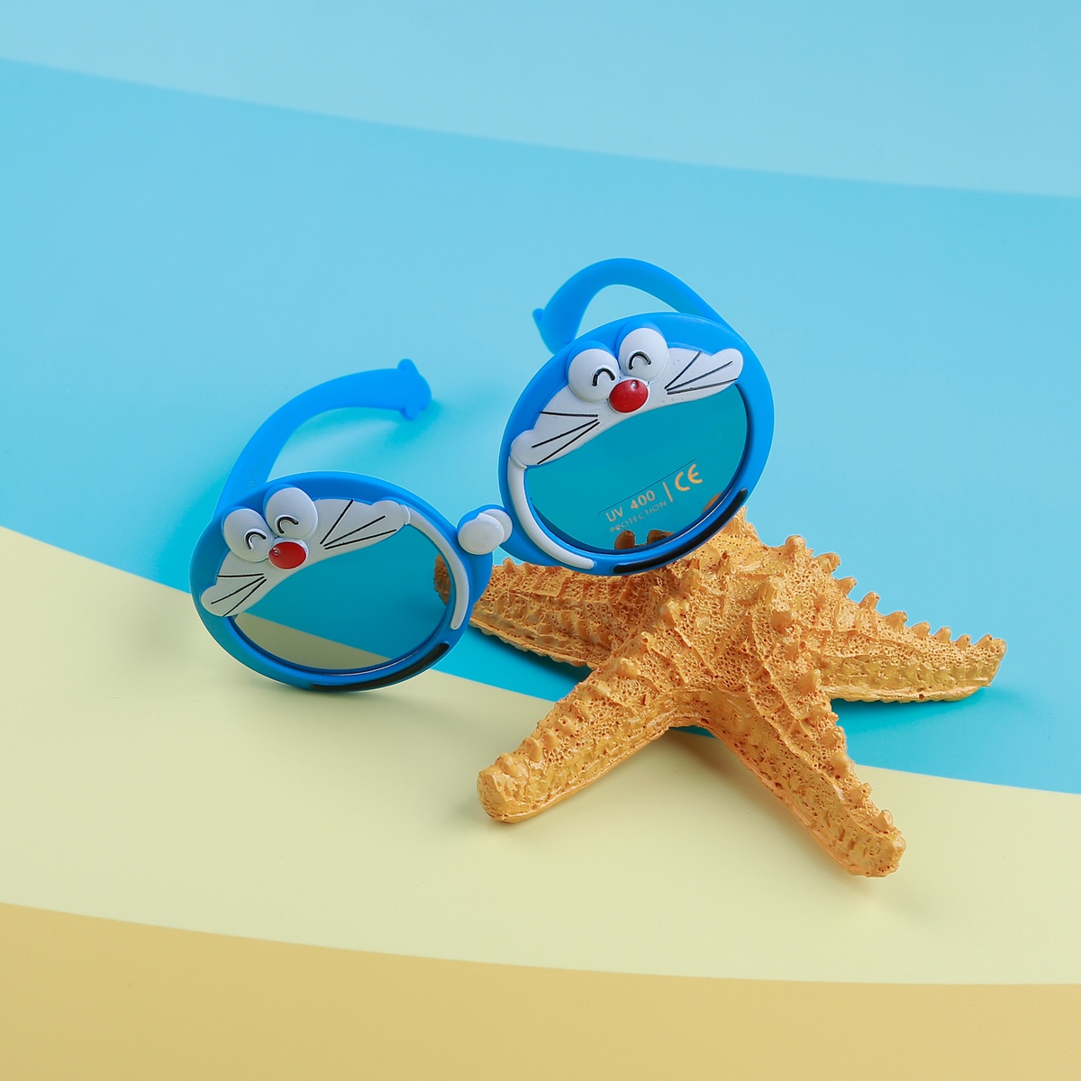 Kính râm thời trang KidsPlaza gọng dẻo 8256 C33 Blue