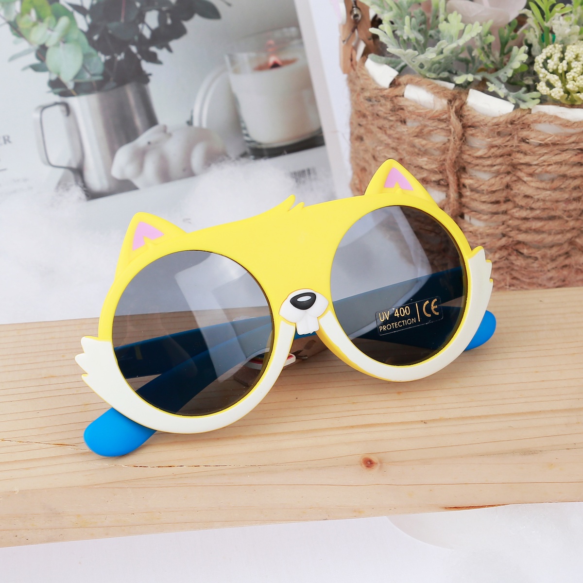 Kính thời trang gọng dẻo KidsPalza 2023 82011 C3 (Vàng)