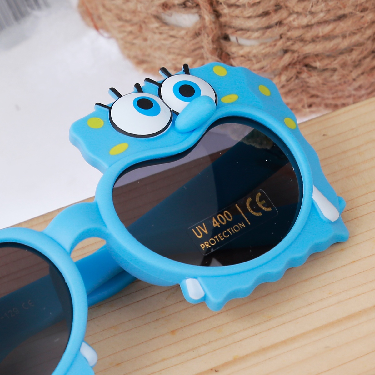 Kính thời trang gọng dẻo KidsPlaza 2023 22096 C9 (Blue) - mặt trái