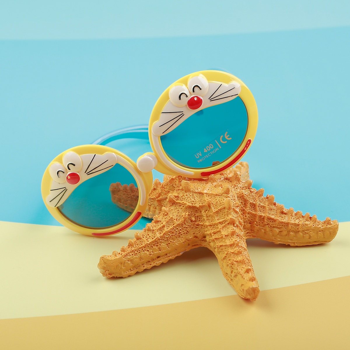 Kính thời trang gọng dẻo KidsPlaza 8256 C43 Yellow - mặt phải
