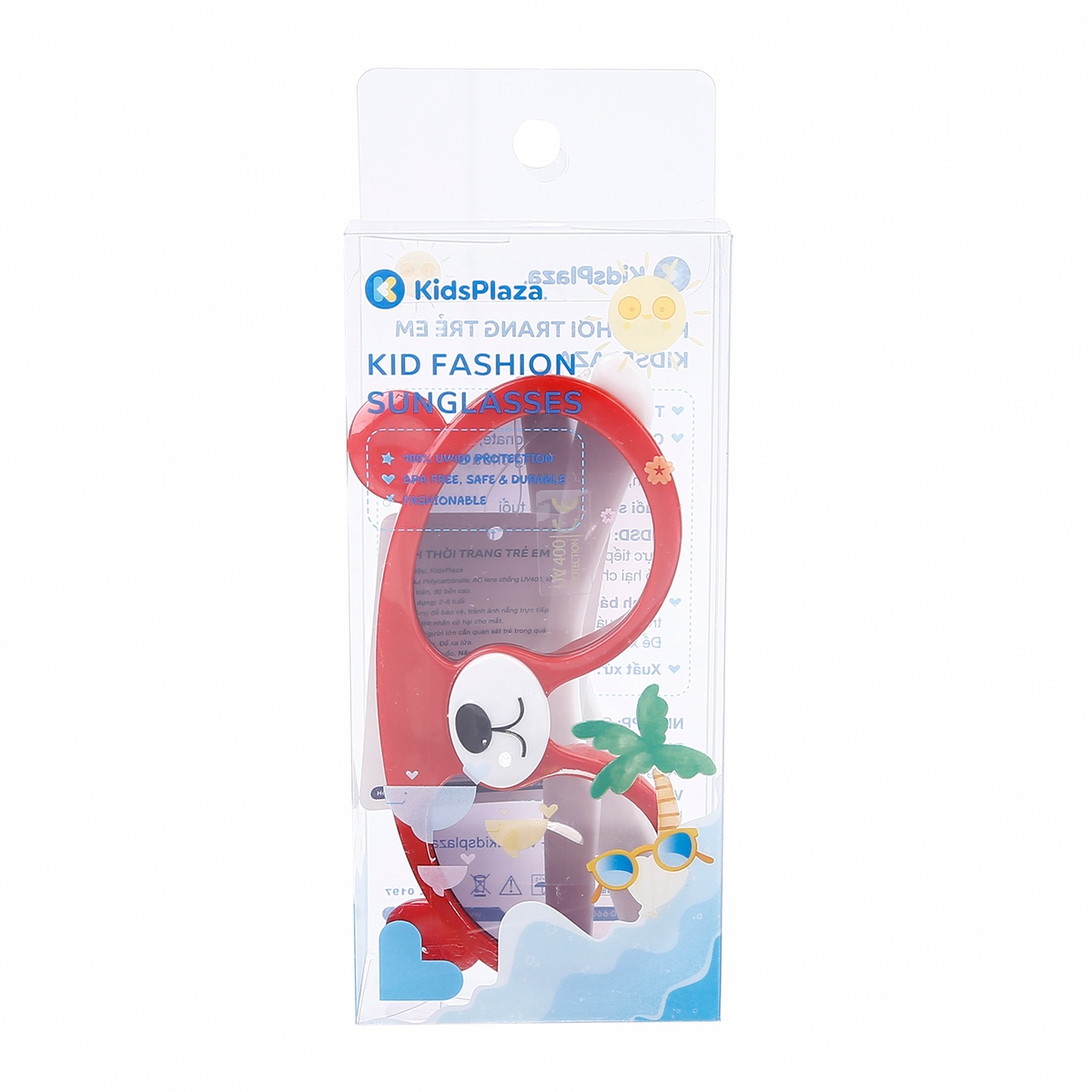 Kính thời trang KidsPlaza Bear PK21 - 006 Red - hình 7