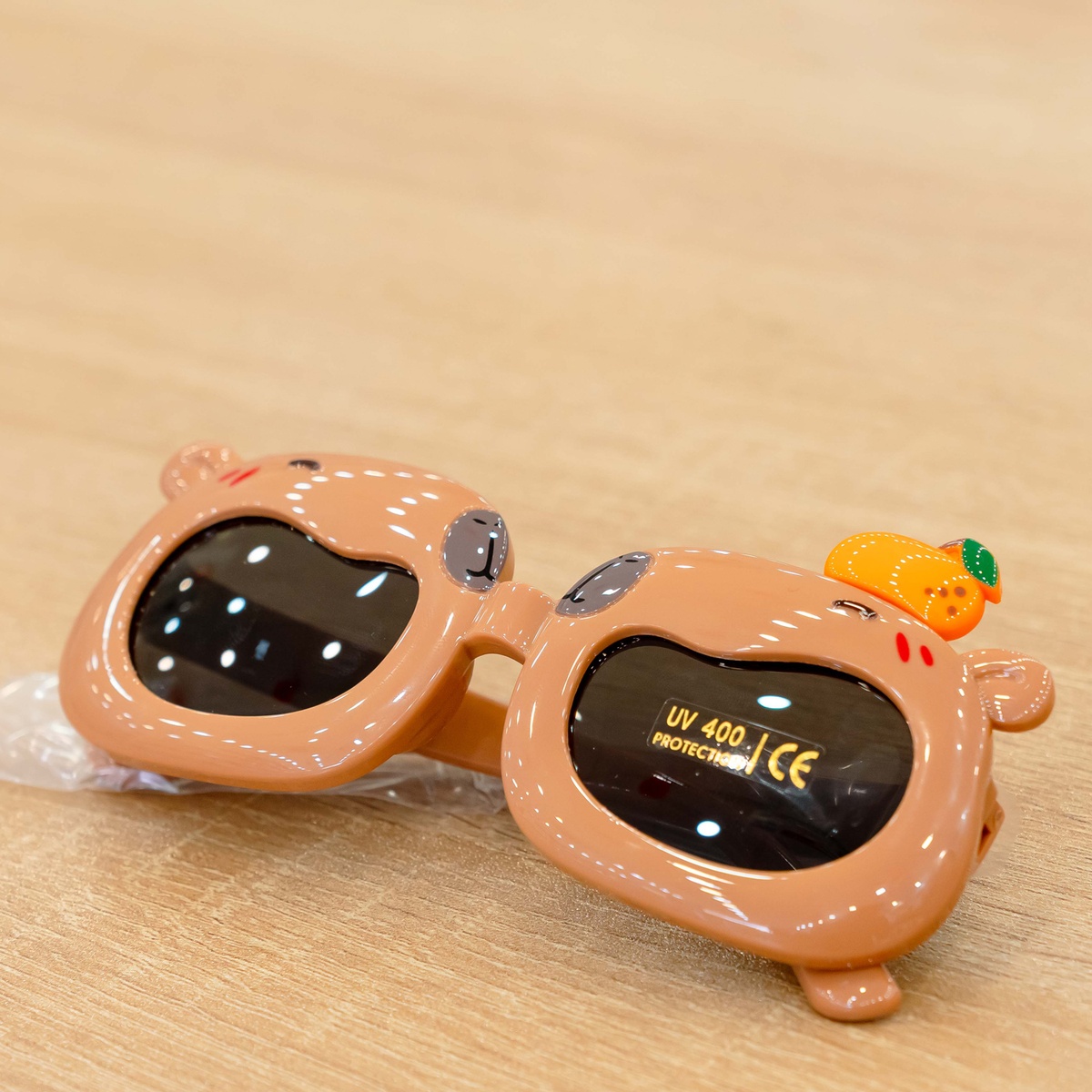 Kính thời trang gọng dẻo KidsPlaza Capbybara 5847 C1 (Nâu) - mặt trái