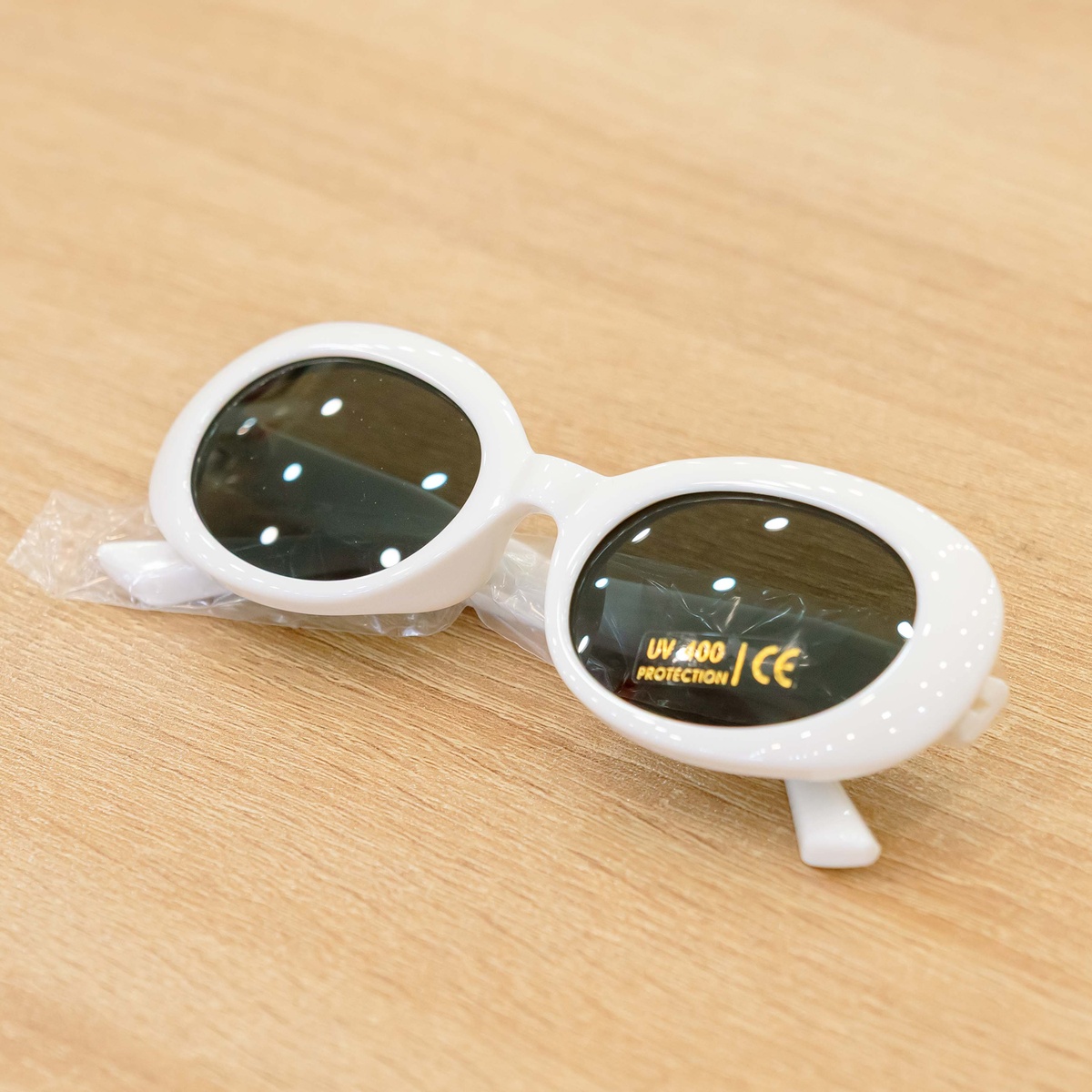 Kính thời trang gọng dẻo KidsPlaza Basic 1296 C3 (Trắng) - mặt trái