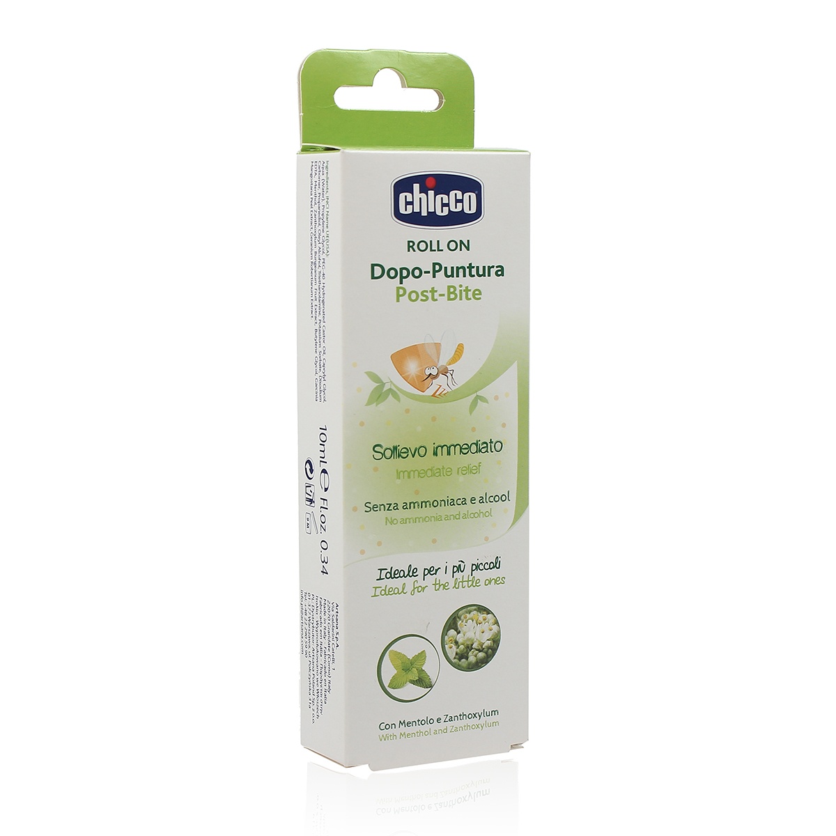Lăn bôi vết muỗi đốt, côn trùng cắn Chicco  - mặt sau