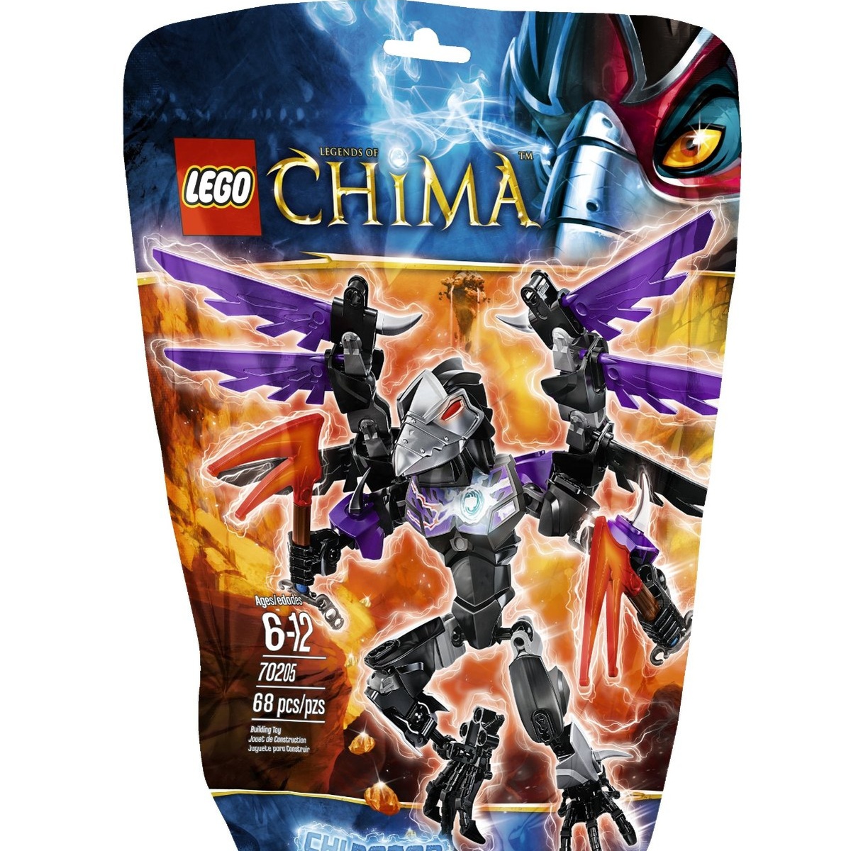 Đồ chơi Lego Chima 70205  Razar V29  - mặt trái