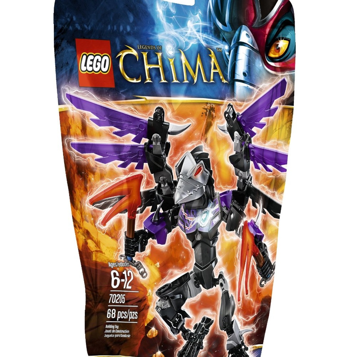 Đồ chơi Lego Chima 70205  Razar V29  - mặt sau