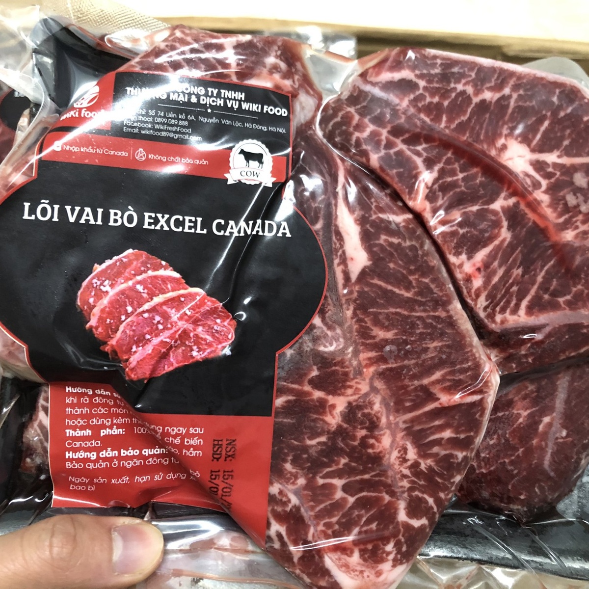 Lõi vai bò excel Canada WF21 - mặt phải