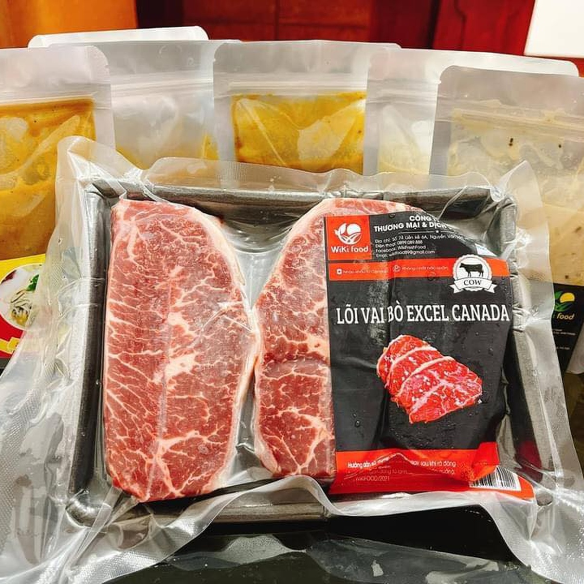 Lõi vai bò excel Canada WF21 - mặt sau