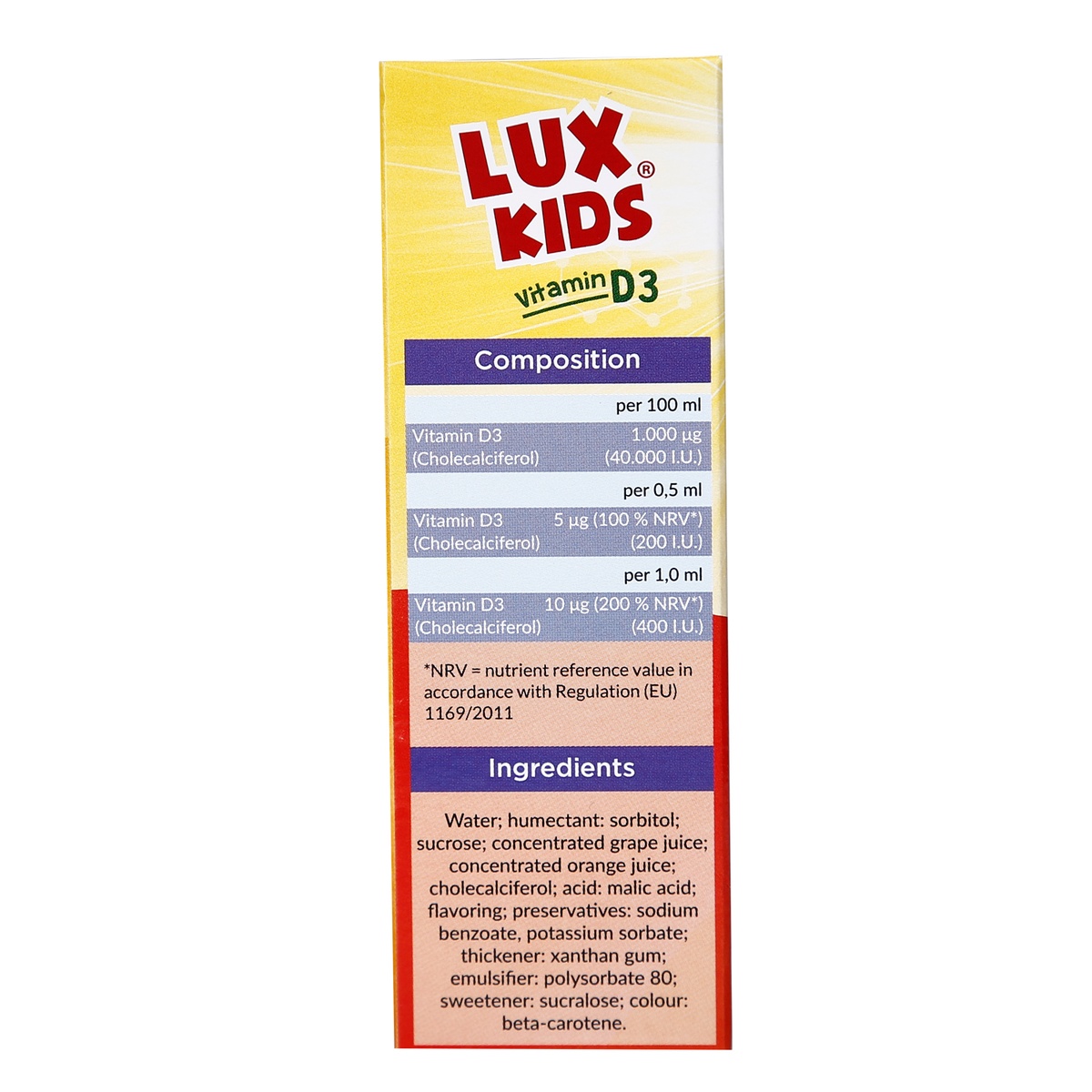 LUXKIDS - Vitamin D3 30ml - hình 6