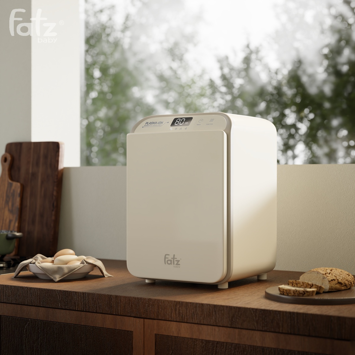 Máy tiệt trùng đa năng FatzBaby UV 13L Plasmax10 FB4812ZH - mặt trái