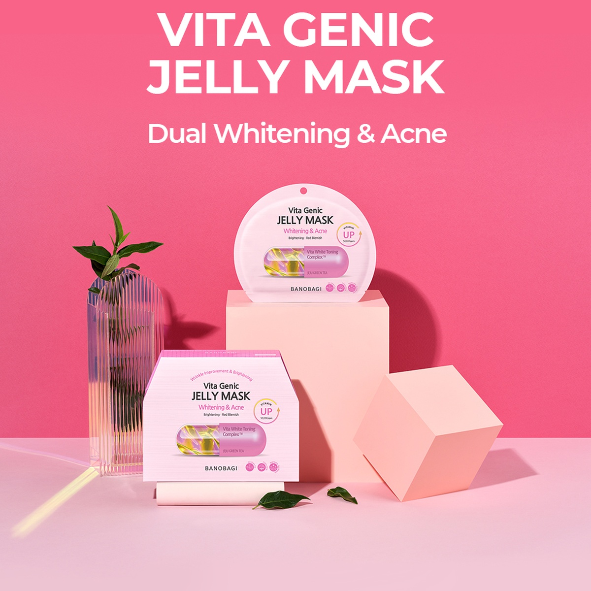 Mặt nạ Banobagi Vita Genic Jelly Mask Whitening & Acne - mặt trái