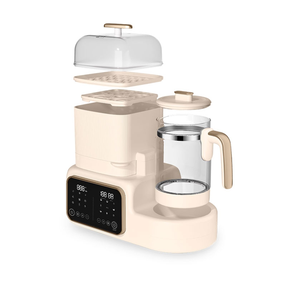 Máy đa năng điện tử 5in1 Fatzbaby Multimax 7 FB9302TN - mặt trái