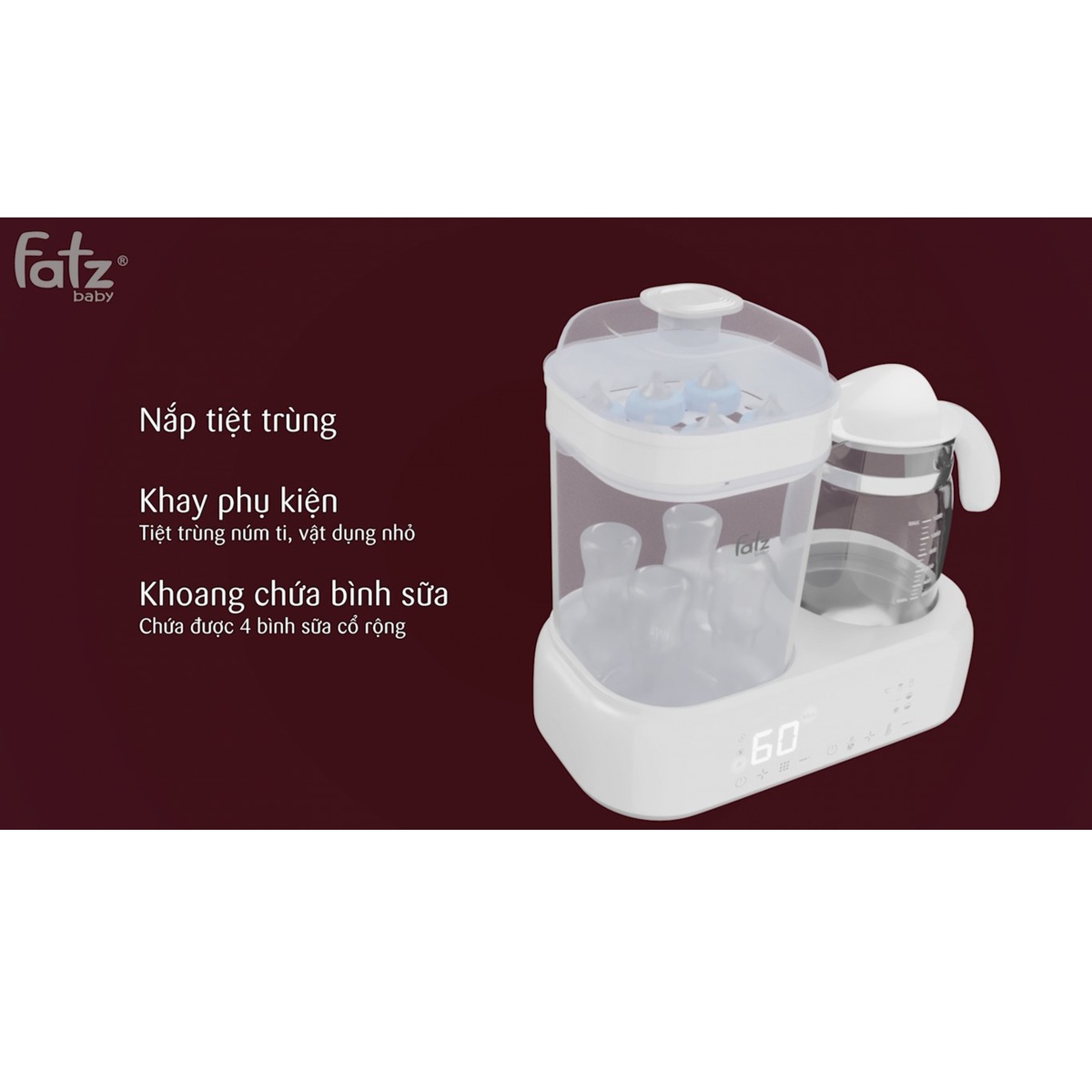 Máy đa năng điện tử FatzBaby Multimax 2 FB9013SL - hình 6