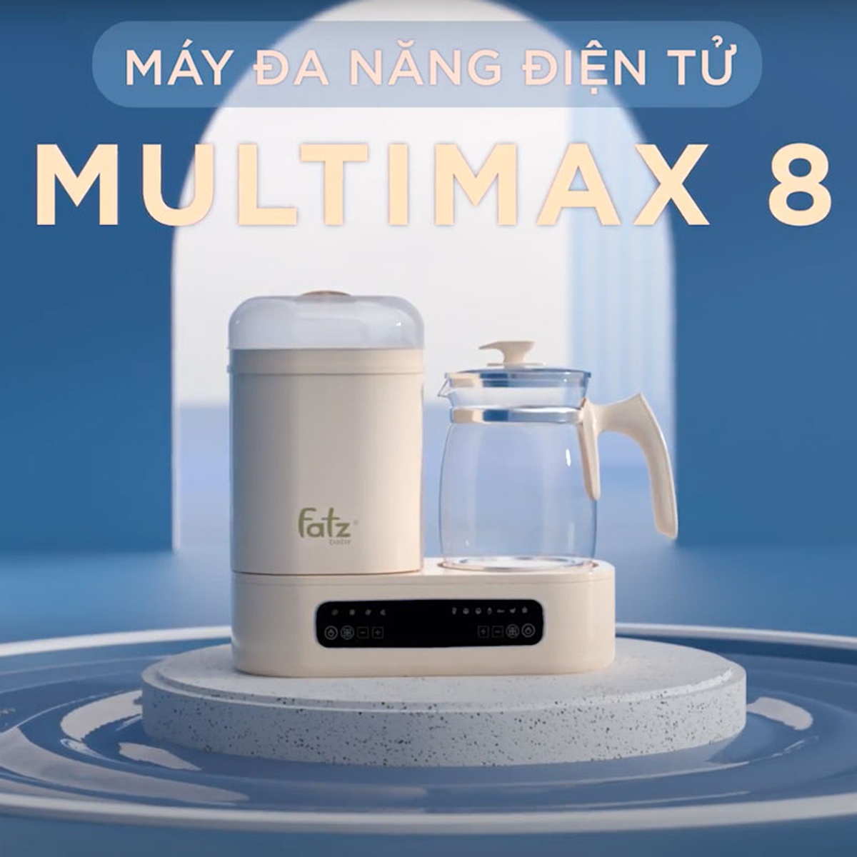 Máy đa năng điện tử Fatzbaby Multimax 8 FB9022BK - mặt phải