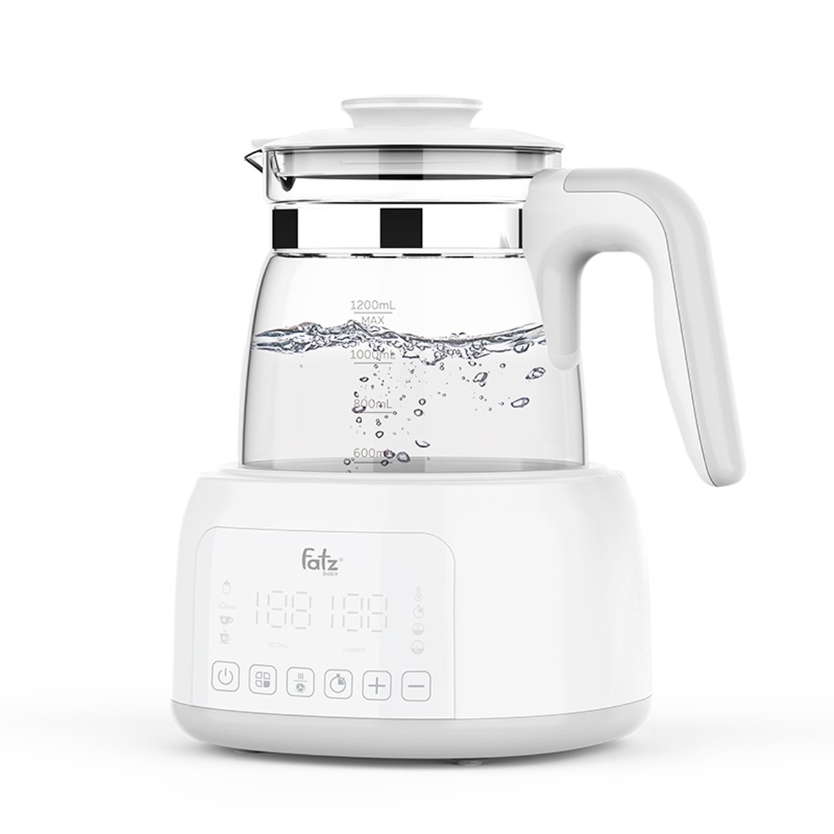  Máy đun và hâm nước pha sữa điện tử Fatzbaby 1.2L- Quick 12 - FB3503HB - mặt phải